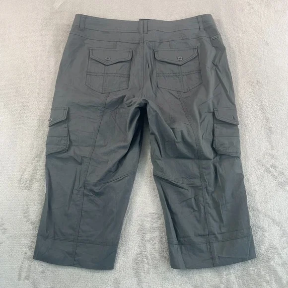 KUHL Resistor Air Roll-Up Short Women 14 Carbon Performance Stretch UPF50 NWOT - Picture 6 of 13